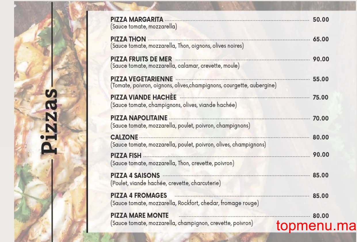 Restaurant 6ÈME CAFE menu page 3 6ÈME CAFE menu page 3