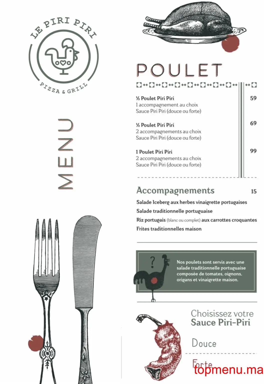 Restaurant Pizza Piri menu page 1 Pizza Piri menu page 1