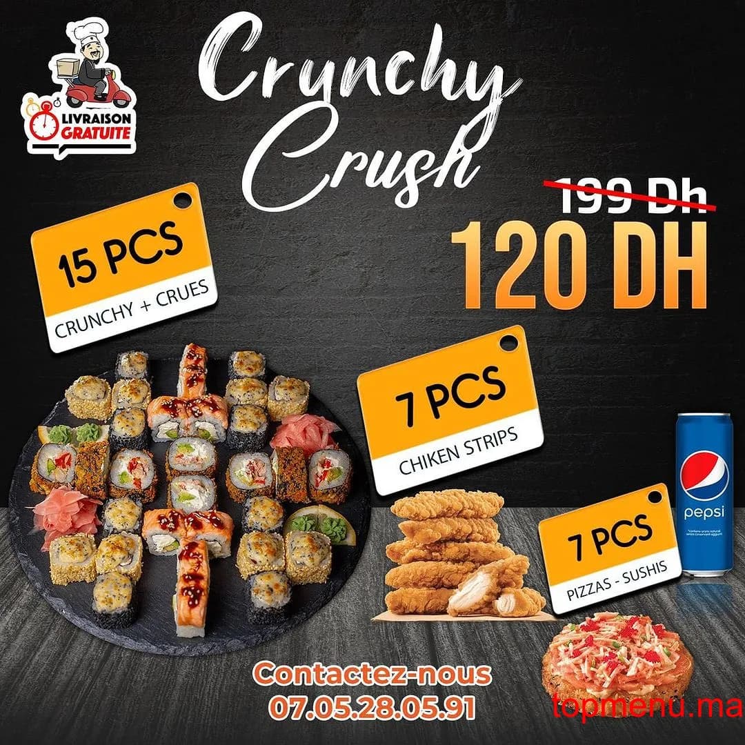 Restaurant Top Sushi menu page 3 Top Sushi menu page 3