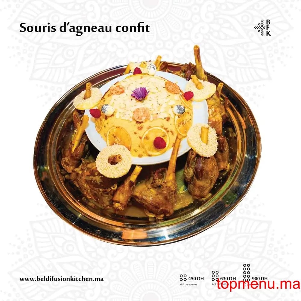 Restaurant Beldi Fusion Kitchen Traiteur menu page 10 Beldi Fusion Kitchen Traiteur menu page 10