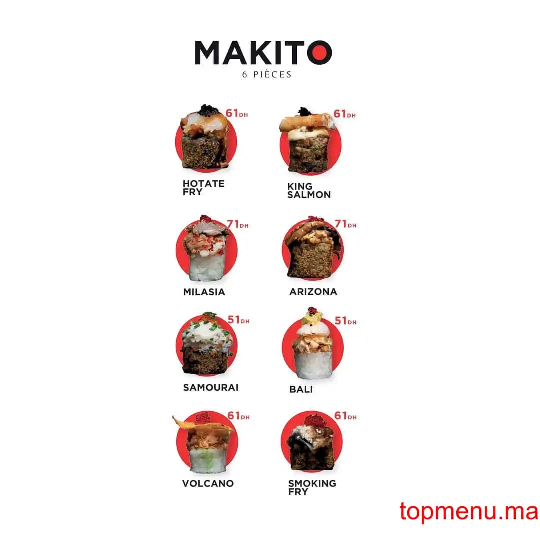 Restaurant Yoka Sushi menu page 9 Yoka Sushi menu page 9