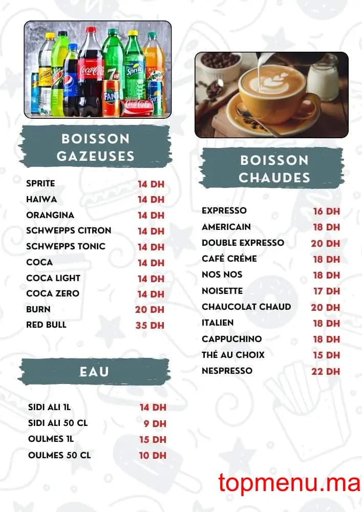 Restaurant Chouf l’Or menu page 13 Chouf l’Or menu page 13