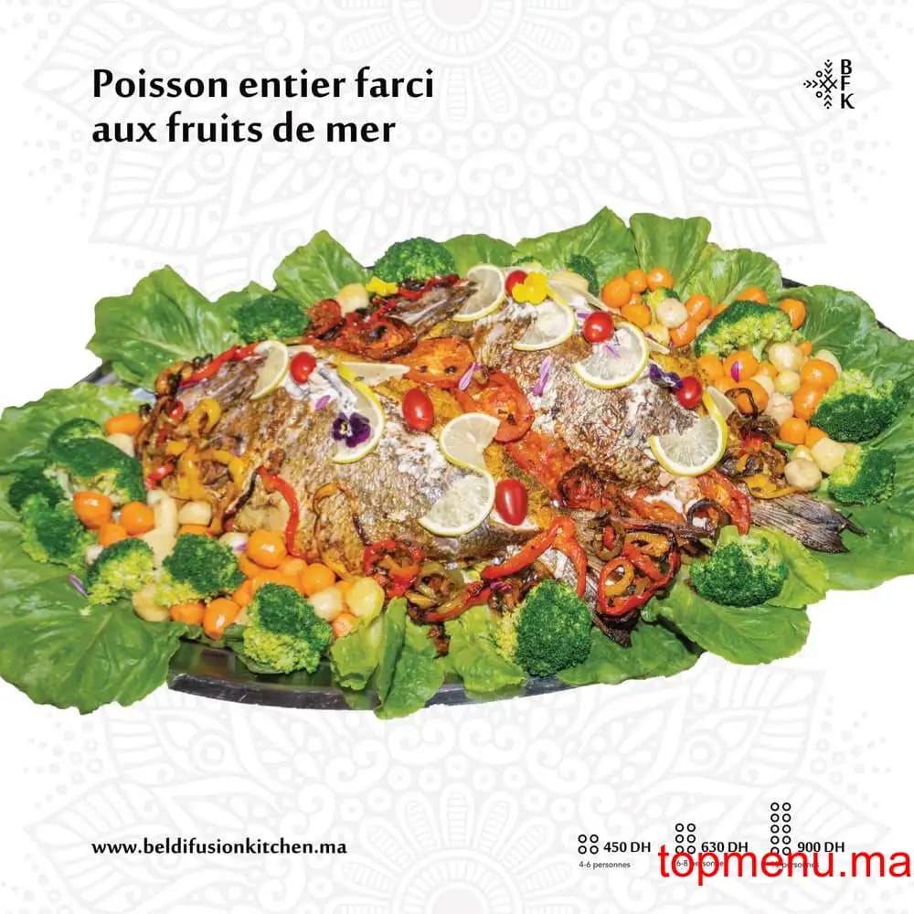 Restaurant Beldi Fusion Kitchen Traiteur menu page 17 Beldi Fusion Kitchen Traiteur menu page 17