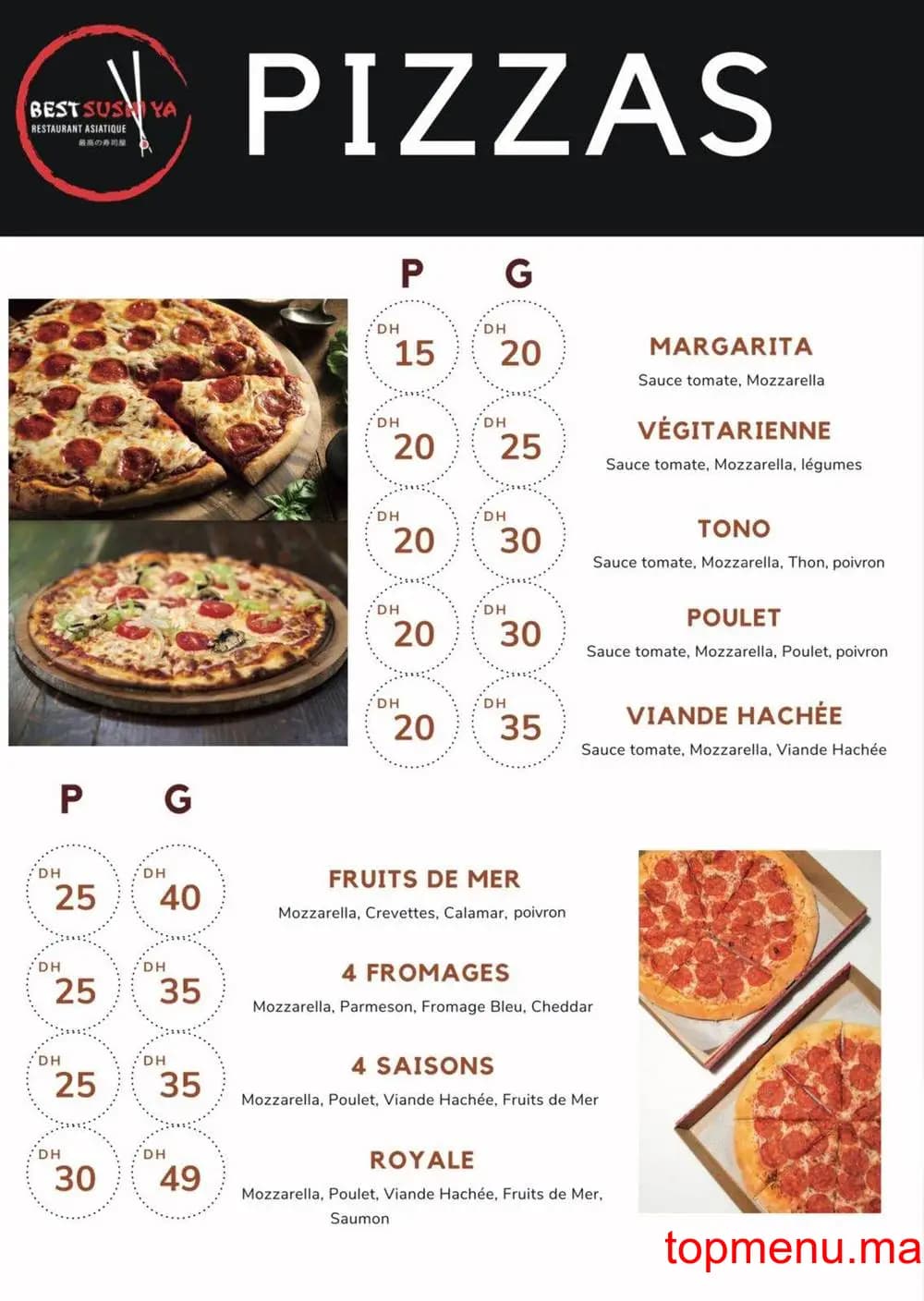 Restaurant Best Sushi Ya menu page 10 Best Sushi Ya menu page 10