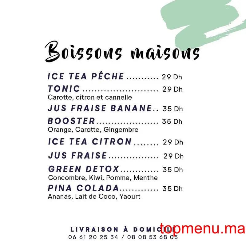 Restaurant BangBang menu page 3 BangBang menu page 3