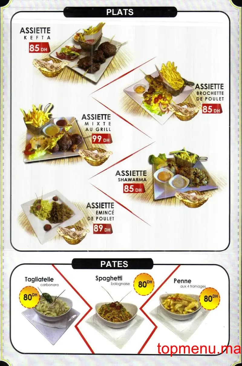Restaurant Nabab Lounge menu page 5 Nabab Lounge menu page 5