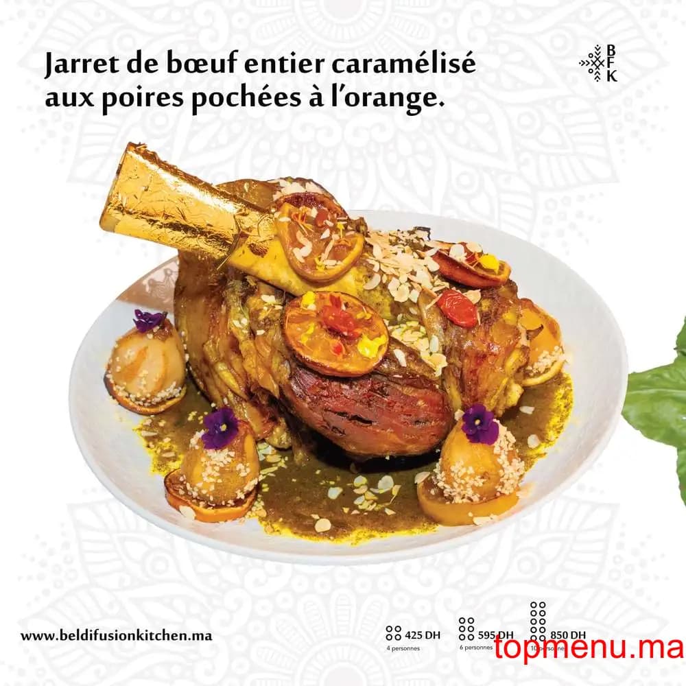 Restaurant Beldi Fusion Kitchen Traiteur menu page 16 Beldi Fusion Kitchen Traiteur menu page 16