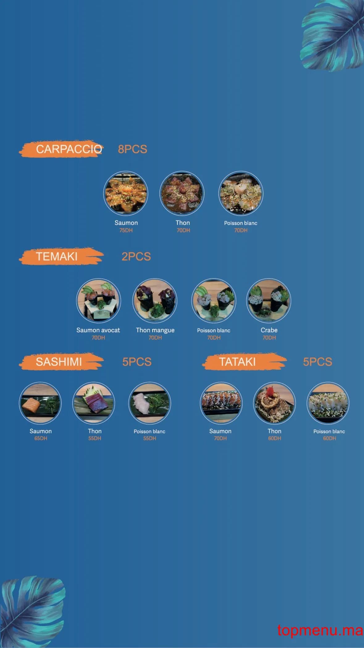 Restaurant Hy Sushi menu page 3 Hy Sushi menu page 3