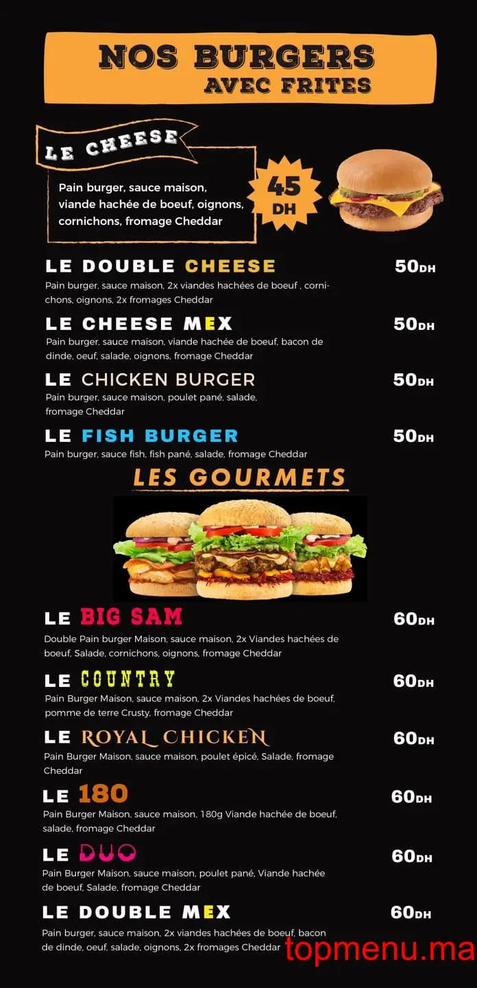 Restaurant So Fast menu page 1 So Fast menu page 1