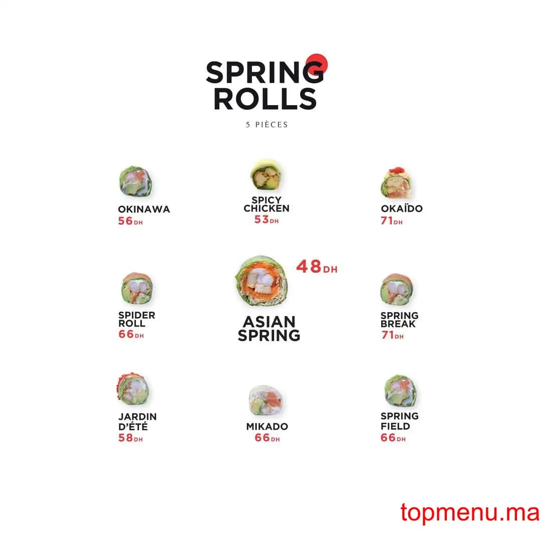 Restaurant Yoka Sushi menu page 13 Yoka Sushi menu page 13