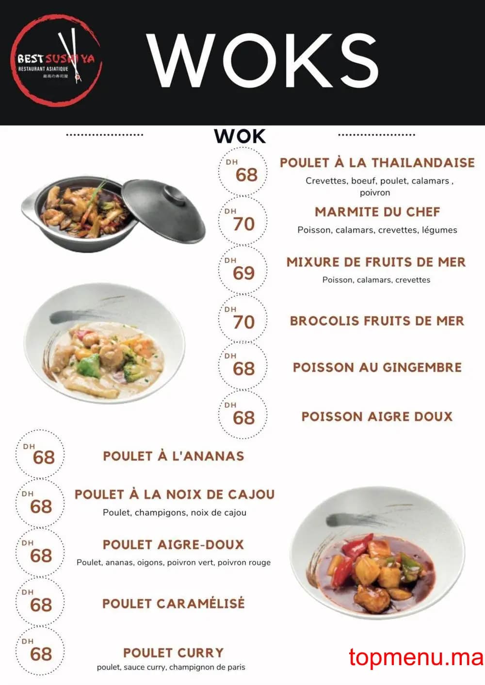 Restaurant Best Sushi Ya menu page 9 Best Sushi Ya menu page 9