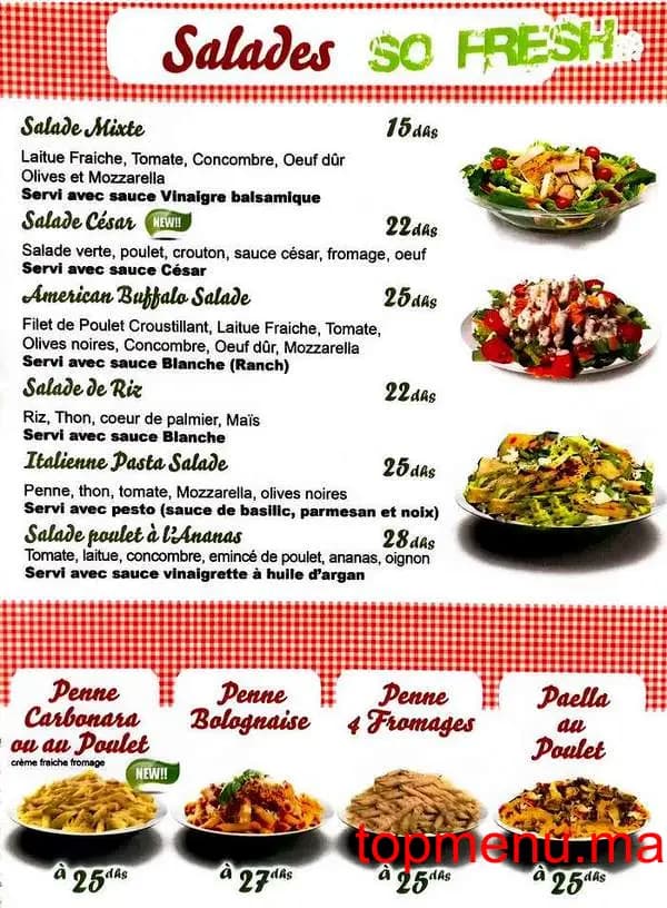 مطعم City Grill قائمة الطعام page 2 City Grill قائمة الطعام page 2