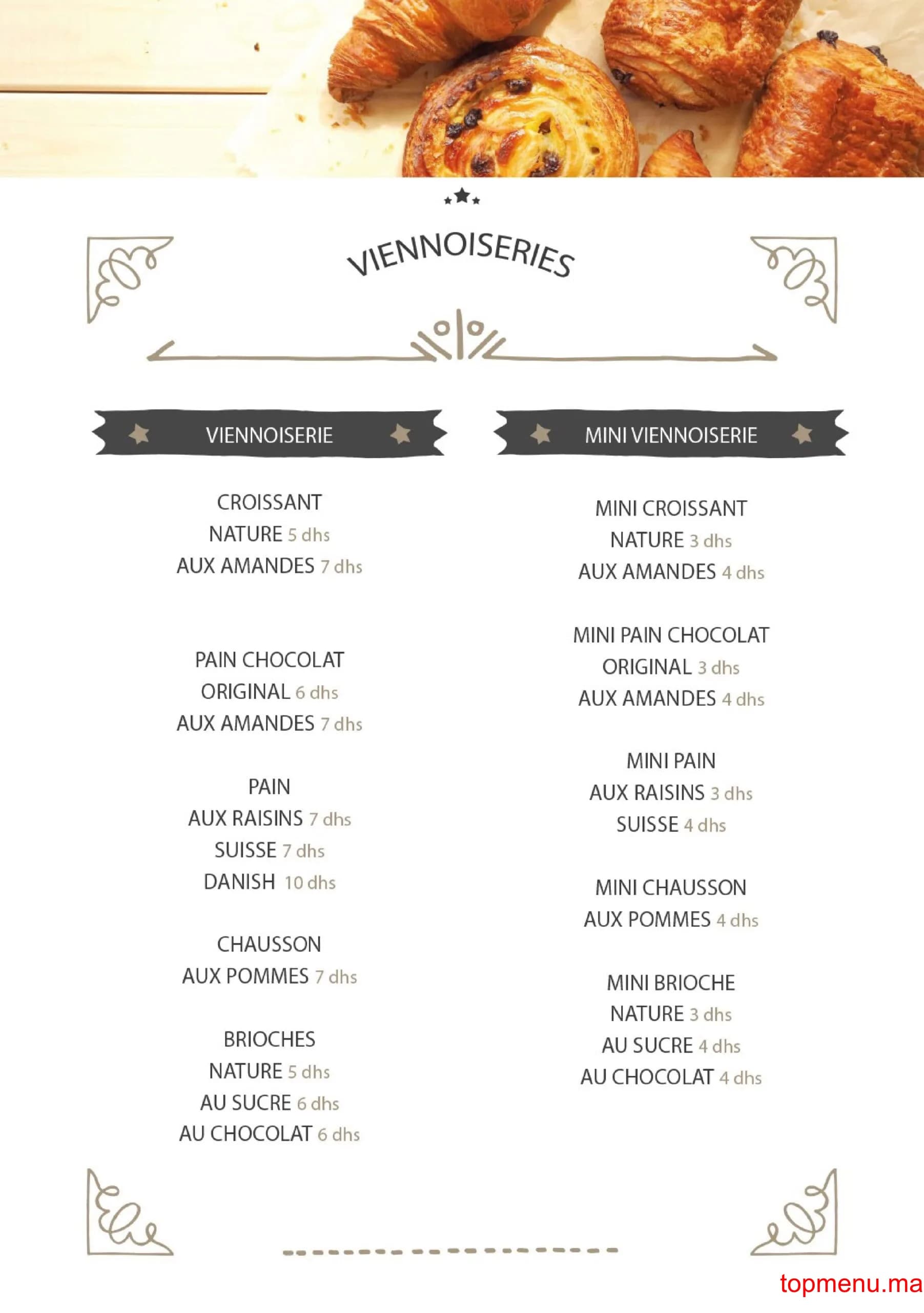 Restaurant Krusti menu page 3 Krusti menu page 3