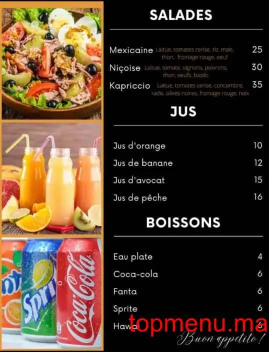 Restaurant Kapriccio Food menu page 5 Kapriccio Food menu page 5