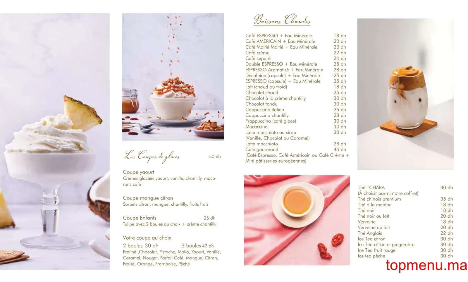 Restaurant La Marlette Targa menu page 6 La Marlette Targa menu page 6