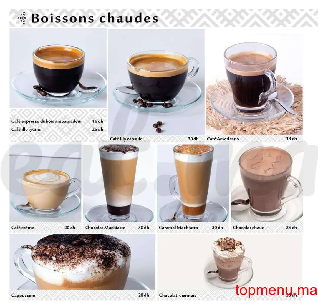 Restaurant Beldi Fusion Kitchen menu page 1 Beldi Fusion Kitchen menu page 1