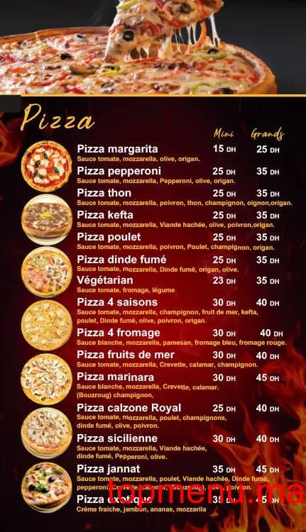 Restaurant Restaurants Jannat Daoudiate menu page 4 Restaurants Jannat Daoudiate menu page 4