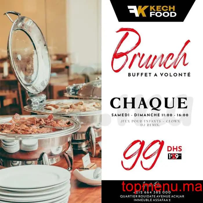 Restaurant Kech Food menu page 3 Kech Food menu page 3