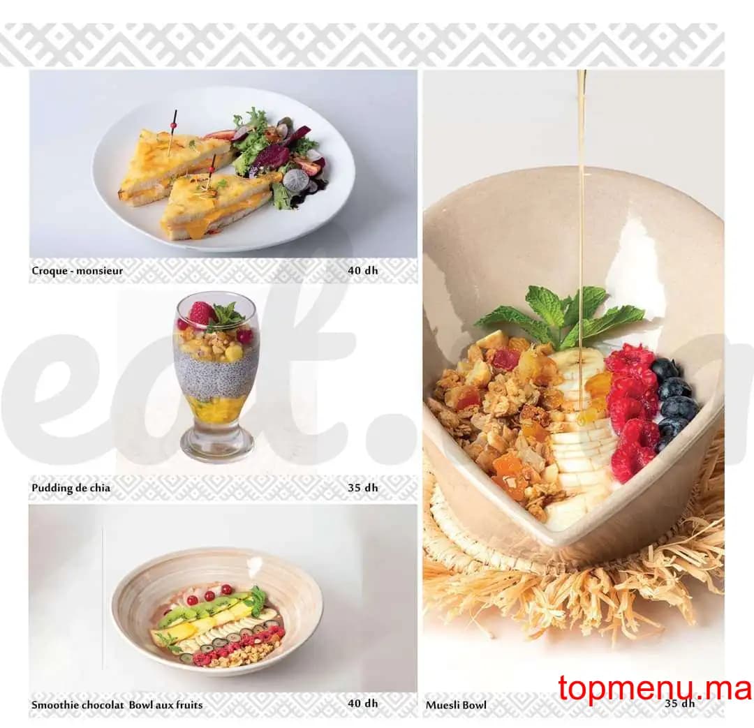 Restaurant Beldi Fusion Kitchen menu page 16 Beldi Fusion Kitchen menu page 16