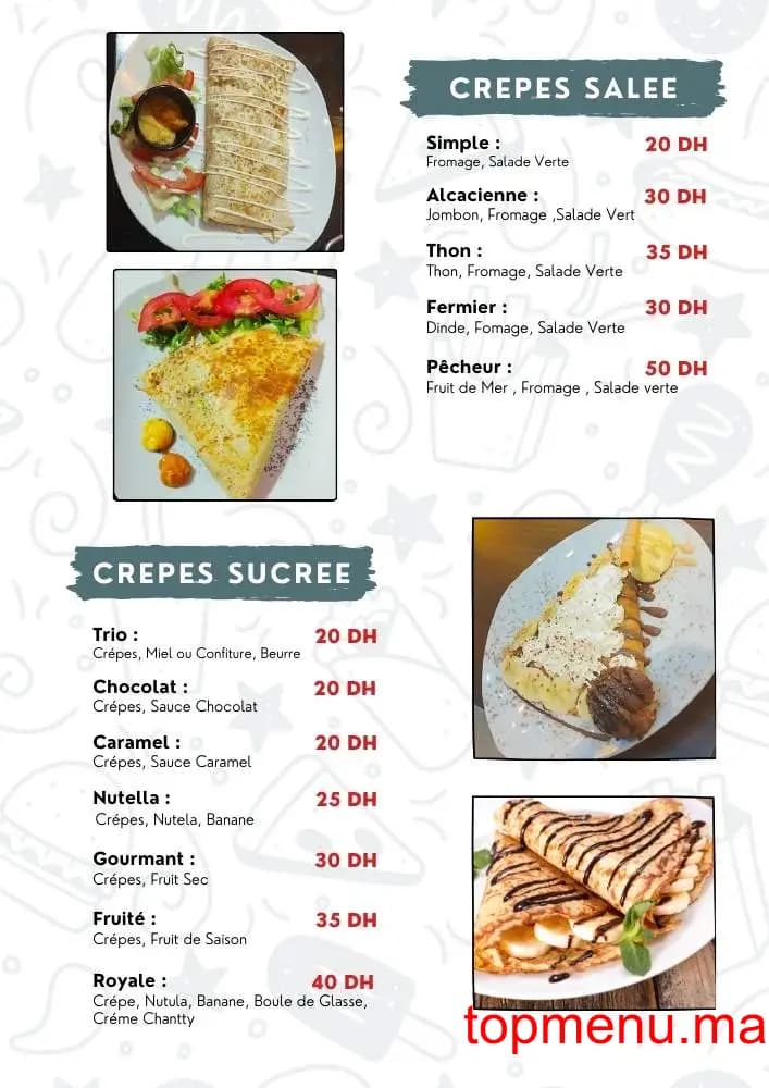 Restaurant Chouf l’Or menu page 9 Chouf l’Or menu page 9