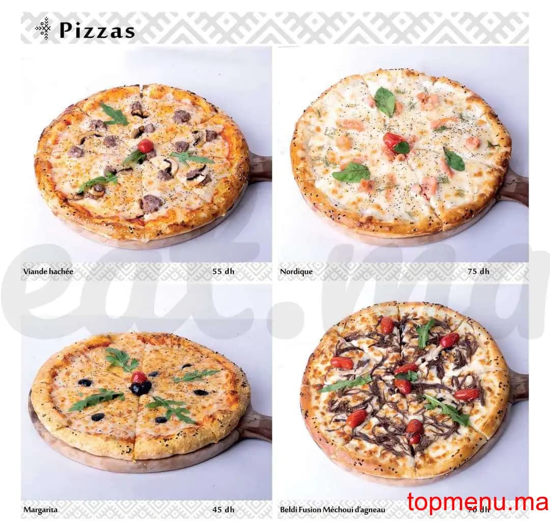 Restaurant Beldi Fusion Kitchen menu page 38 Beldi Fusion Kitchen menu page 38