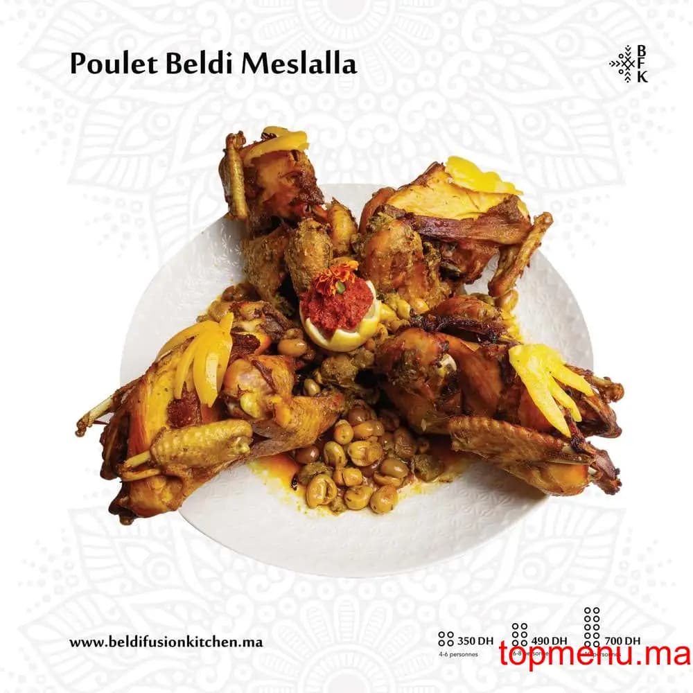 Restaurant Beldi Fusion Kitchen Traiteur menu page 13 Beldi Fusion Kitchen Traiteur menu page 13
