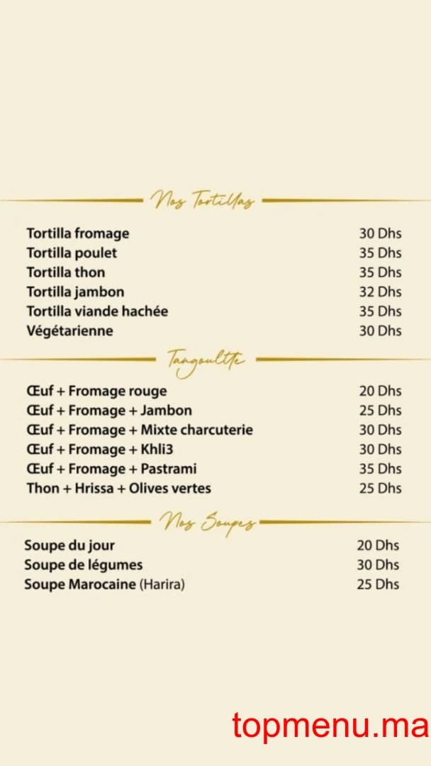 Restaurant Extratasty menu page 2 Extratasty menu page 2