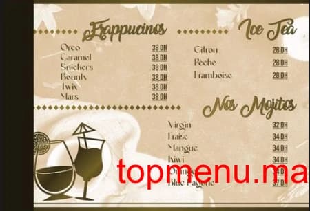 Restaurant Restaurant Café L’ASADO menu page 14 Restaurant Café L’ASADO menu page 14