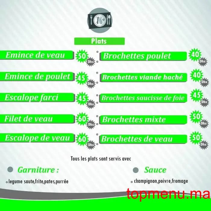 Restaurant Amigo Burger menu page 8 Amigo Burger menu page 8