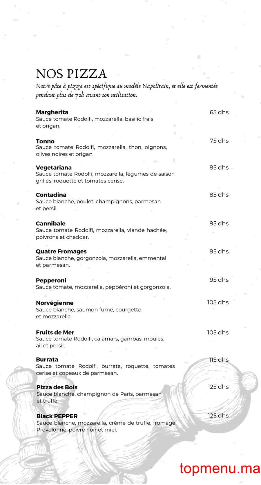 Restaurant Black Pepper menu page 3 Black Pepper menu page 3