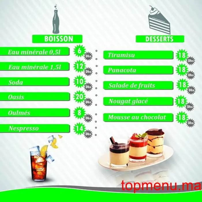 Restaurant Amigo Burger menu page 7 Amigo Burger menu page 7