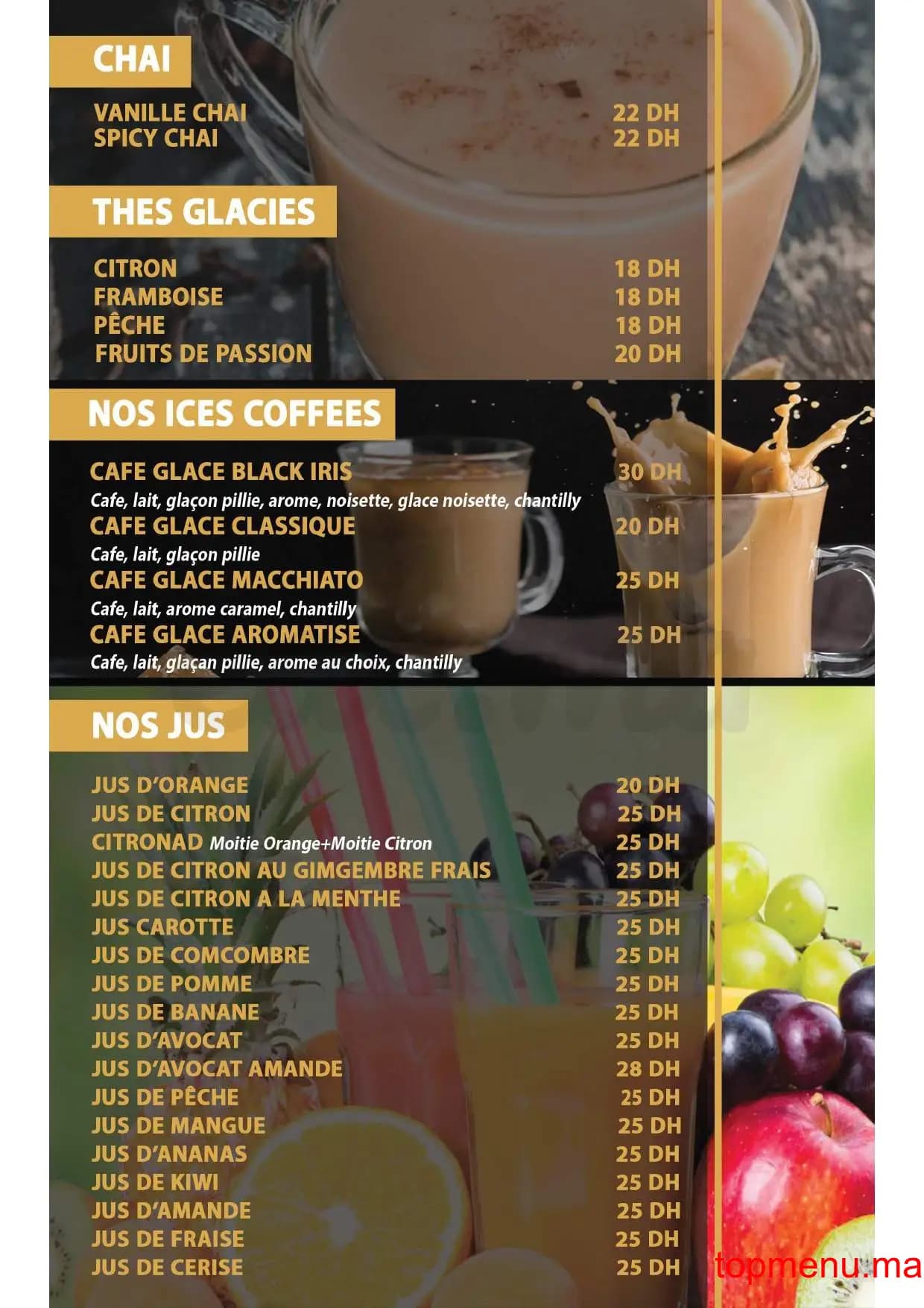 مطعم Black Iris قائمة الطعام page 6 Black Iris قائمة الطعام page 6