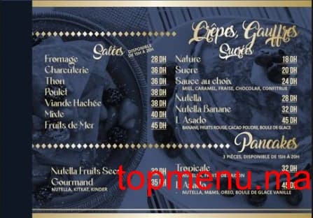 Restaurant Restaurant Café L’ASADO menu page 9 Restaurant Café L’ASADO menu page 9