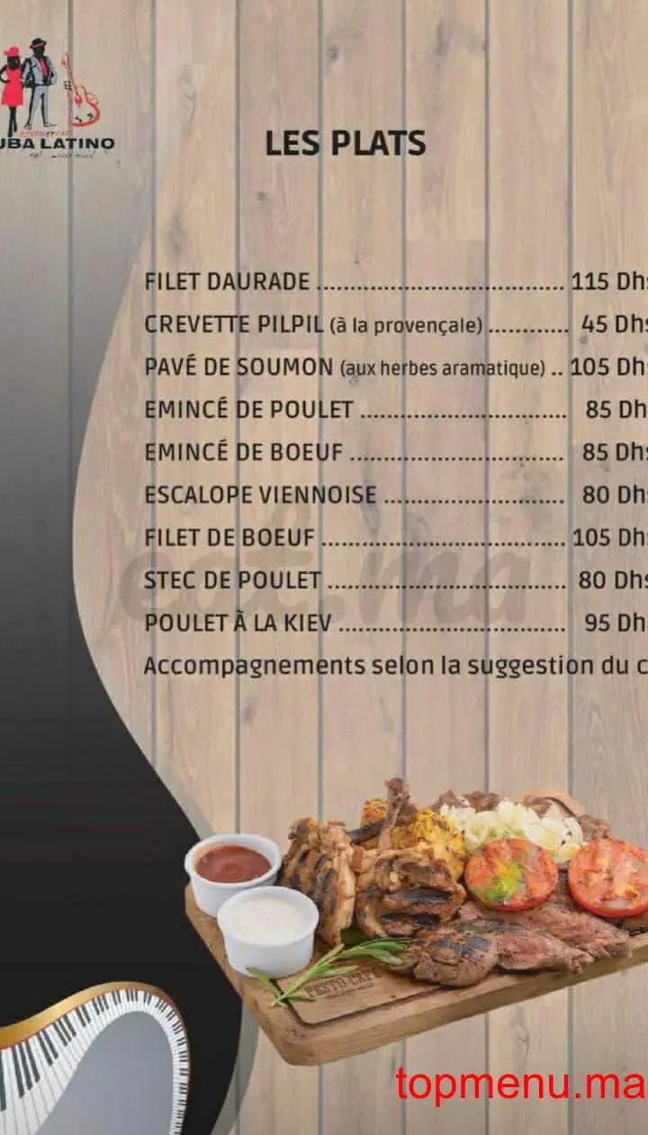 Restaurant Cuba Latino menu page 10 Cuba Latino menu page 10