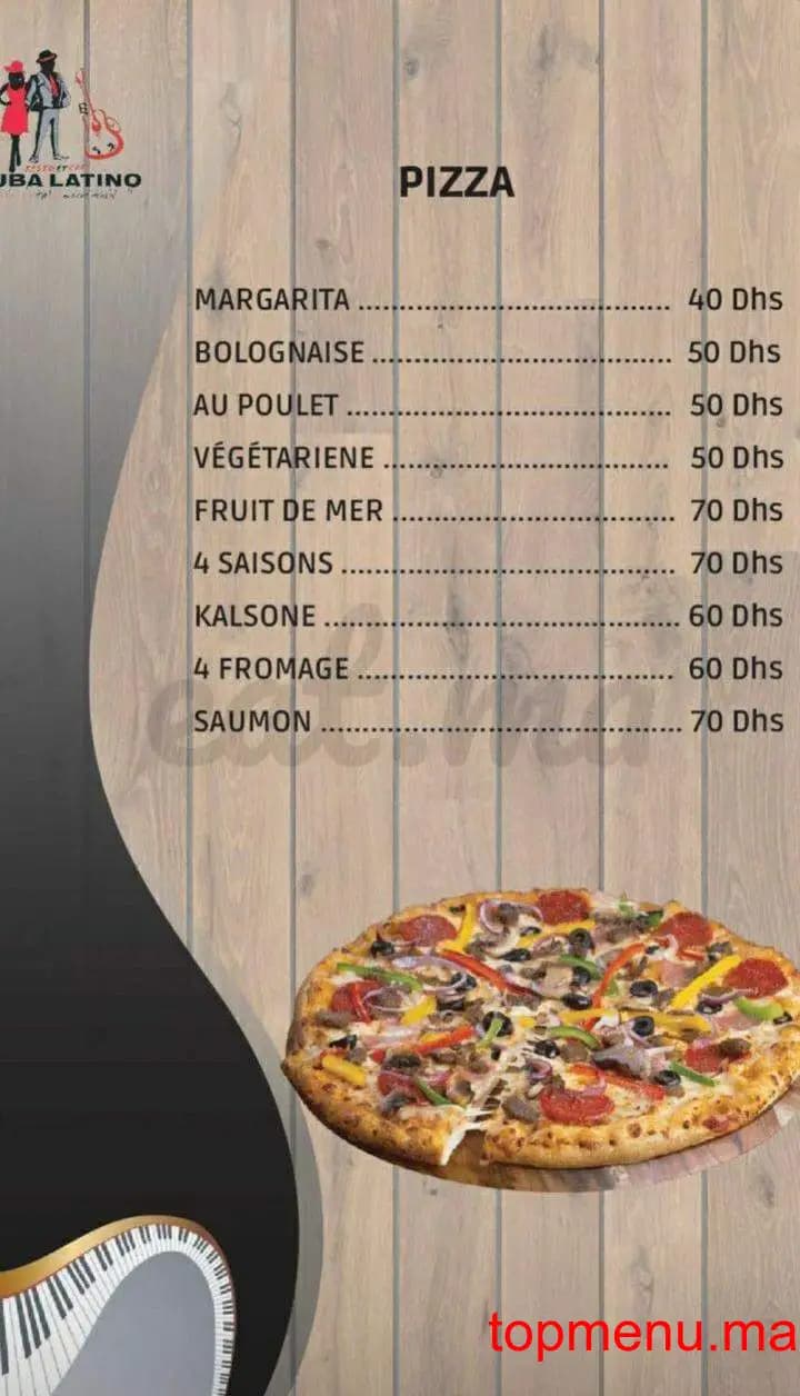 Restaurant Cuba Latino menu page 15 Cuba Latino menu page 15