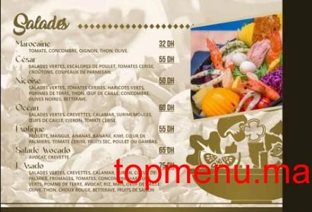 Restaurant Restaurant Café L’ASADO menu page 7 Restaurant Café L’ASADO menu page 7