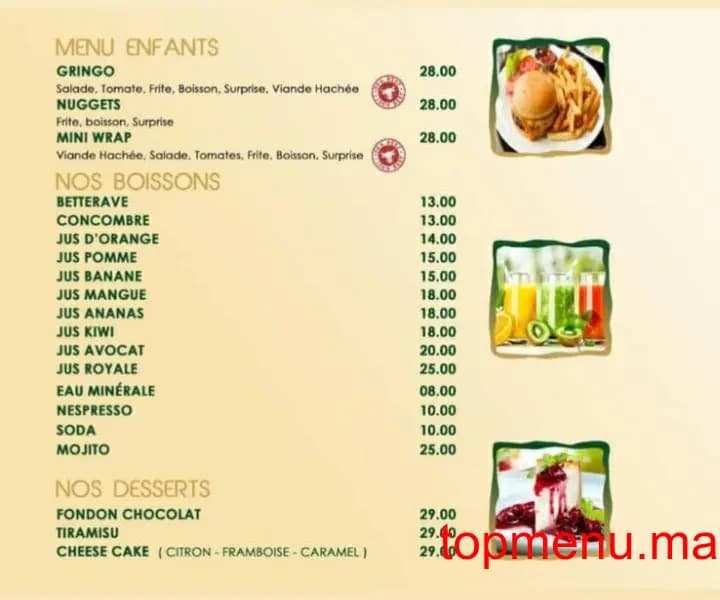 Restaurant les 3 régals menu page 1 les 3 régals menu page 1