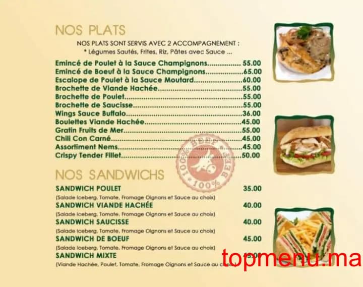 Restaurant les 3 régals menu page 6 les 3 régals menu page 6