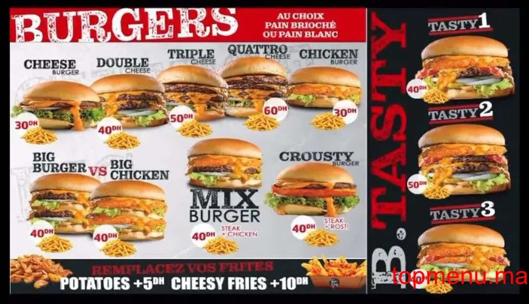 Restaurant Tacos only Nassim menu page 2 Tacos only Nassim menu page 2