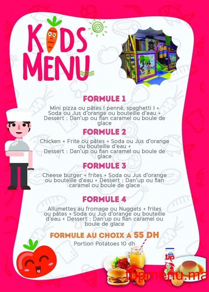 Restaurant Café Les Terrasses menu page 11 Café Les Terrasses menu page 11