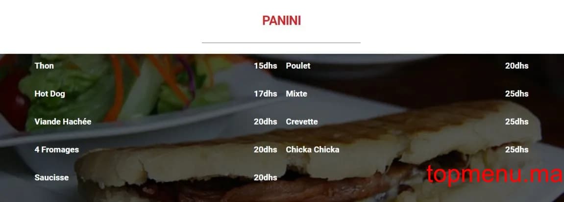 Restaurant Gusto Food menu page 10 Gusto Food menu page 10