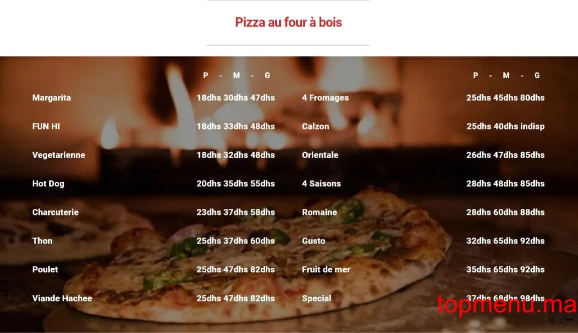 Restaurant Gusto Food menu page 1 Gusto Food menu page 1