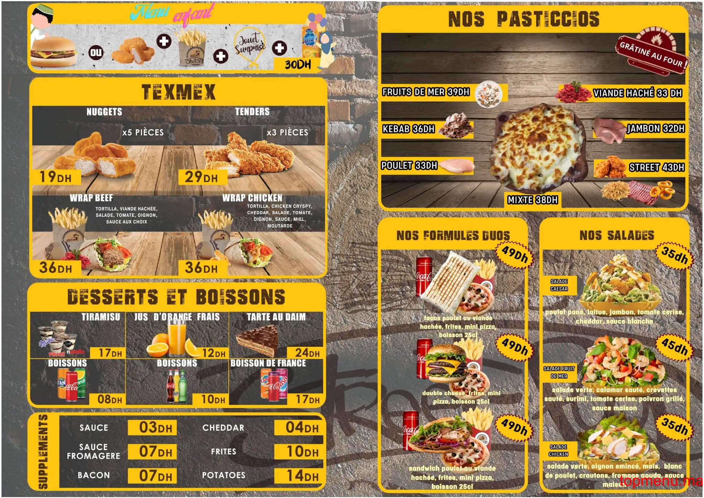 Restaurant Street Food menu page 4 Street Food menu page 4