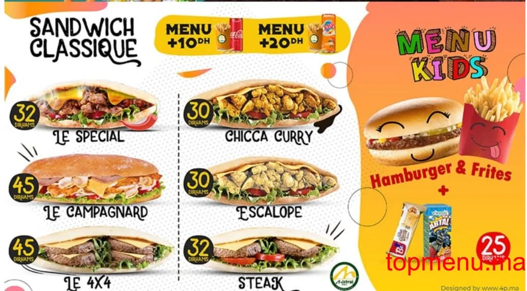 Restaurant Mistral club menu page 4 Mistral club menu page 4