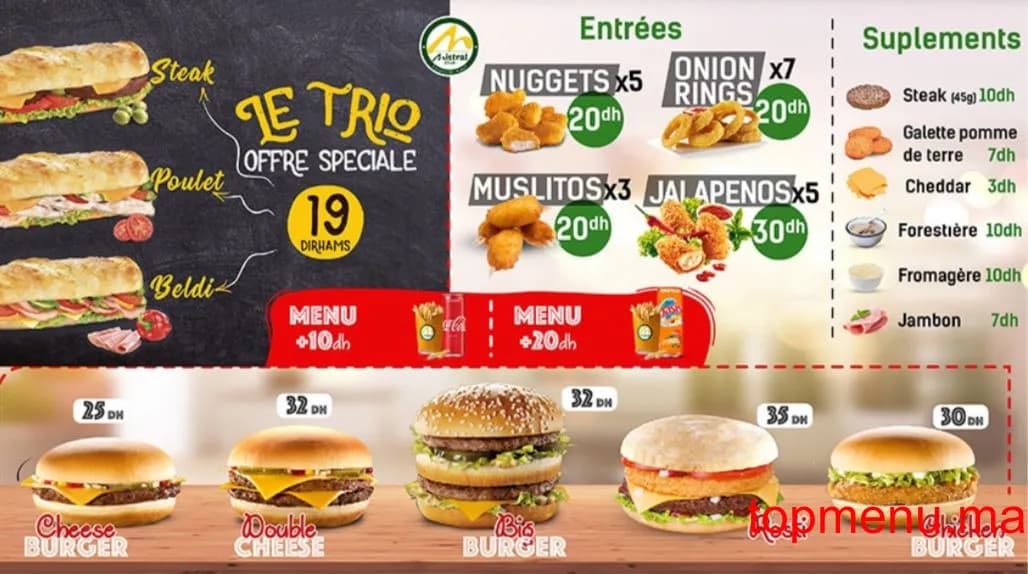 Restaurant Mistral club menu page 8 Mistral club menu page 8