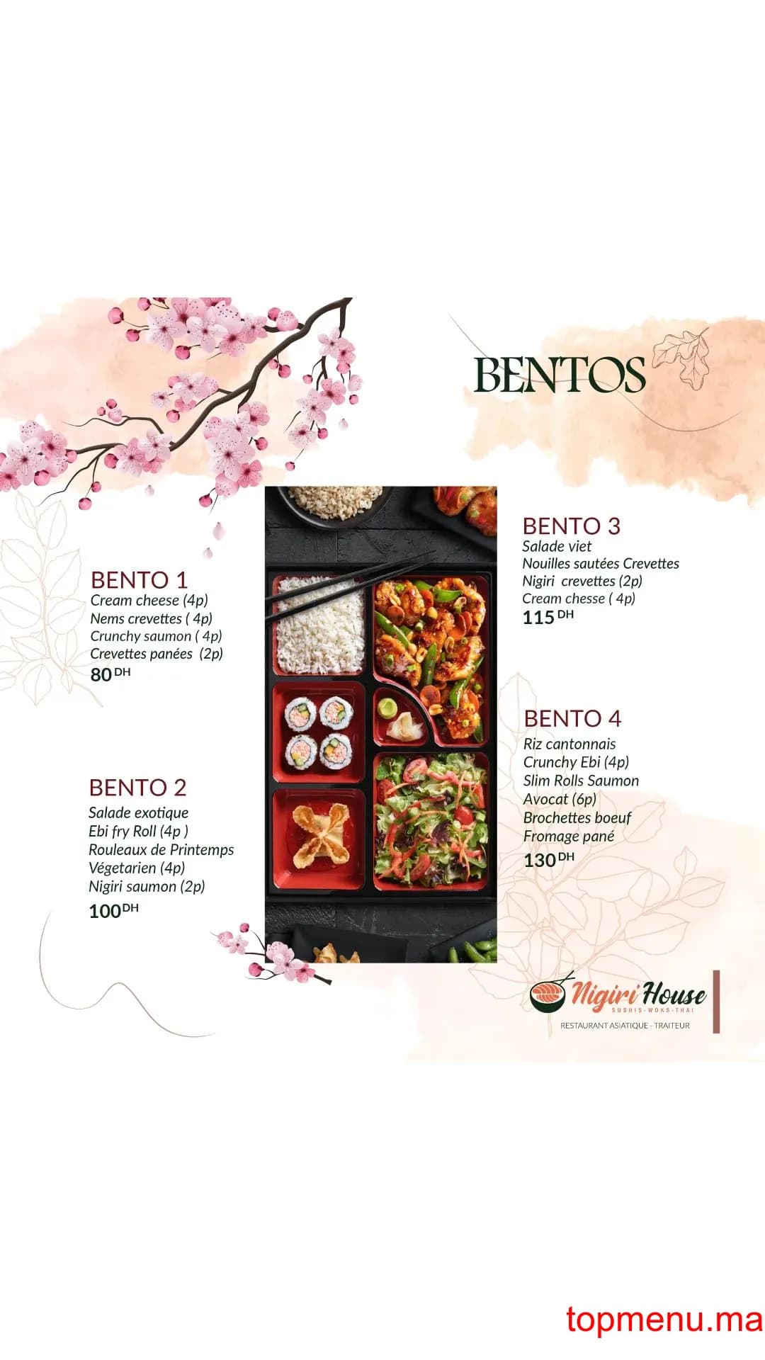 Restaurant Nigiri House Saidia Marina menu page 15 Nigiri House Saidia Marina menu page 15