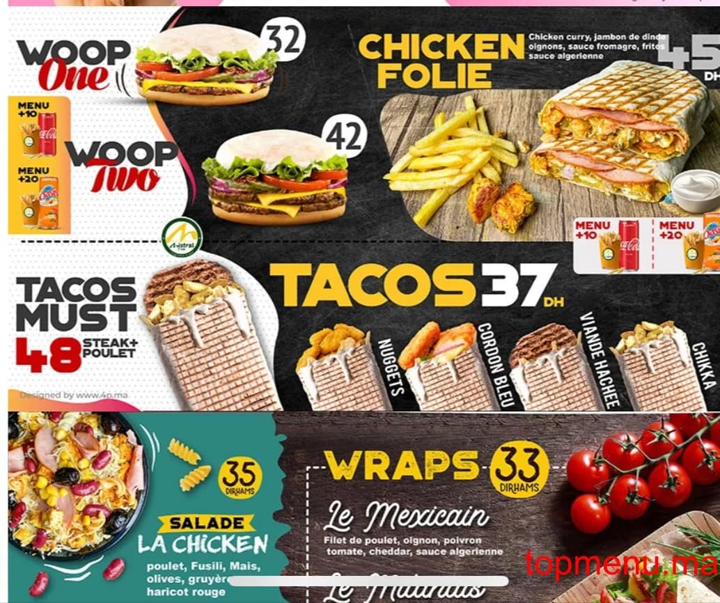 Restaurant Mistral club menu page 2 Mistral club menu page 2