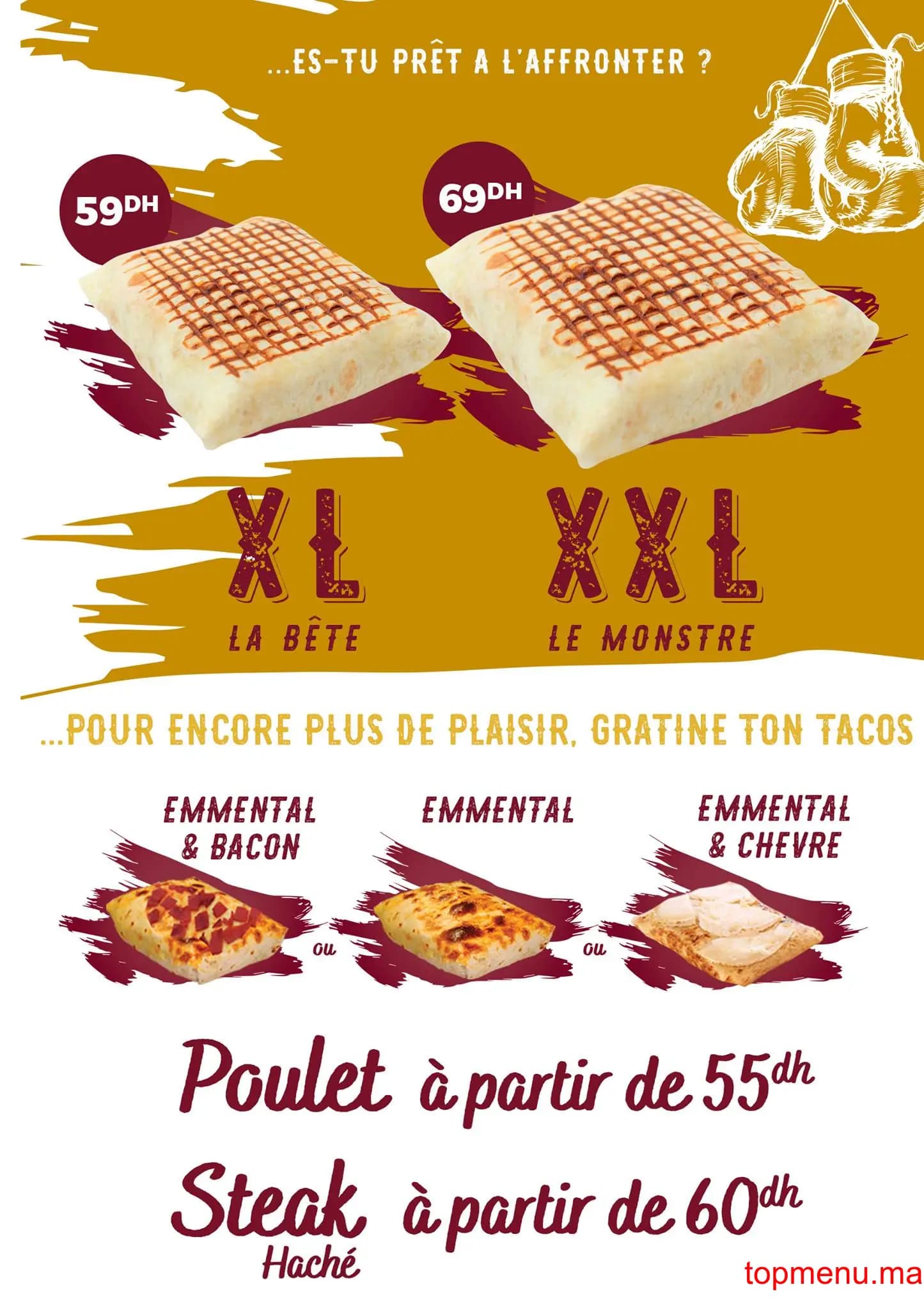 Restaurant Tacos de Paris menu page 5 Tacos de Paris menu page 5