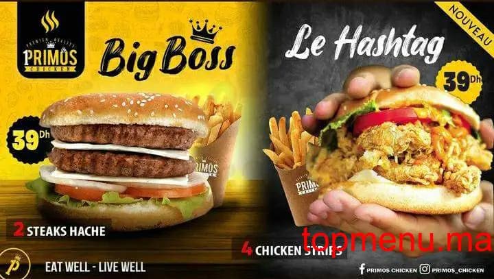 Restaurant Primos Chicken menu page 6 Primos Chicken menu page 6