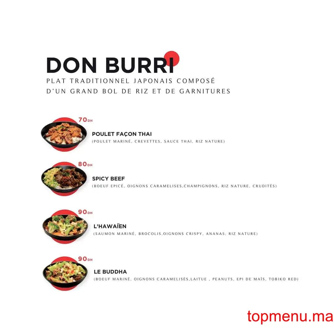 Restaurant Yoka sushi menu page 20 Yoka sushi menu page 20